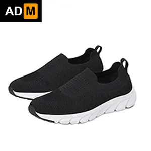 Zapatillas de deporte clásicas para mujer, zapatos informales elásticos antideslizantes, cómodas, sin relleno, suaves, para tenis y correr