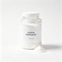 Poudre de propionate de sodium de qualité alimentaire CAS137-40-6 E281, certifiée casher et halal, conservateur alimentaire, sac de 25 kg en vrac, fourni par l'usine