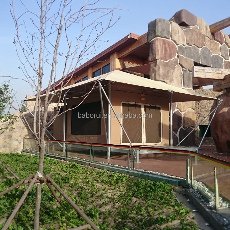 Outdoor Large Glamping Prebuilt Yurt House
