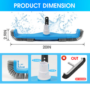 2 в <span class=keywords><strong>1</strong></span>, вакуумная щетка для бассейна - Product Image 3