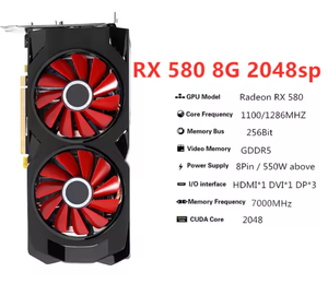 Carte graphique d'occasion RX 580 8 Go pour PC de bureau, jeux et minage, 2304SP, compatible RTX <span class=keywords><strong>GTX</strong></span> Super <span class=keywords><strong>560</strong></span> 570 4 Go GTX1060 RTX3060 - Product Image 5