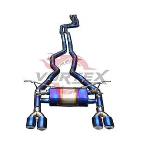 Escape Trasero Vortex Blue Titanium para BMW F80 F82 M3 M4 S55 3.0T 2014-2018, Sistema Valvetronic de Alto Rendimiento, Sin Sonido de Dron, Kit de Carreras - Product Image 1