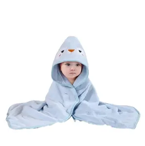 Hoody Deken Voor Kinderen Zachte Baby Cover-Up Aanpassen Baby Badhanddoek Baby Capuchon Handdoek Biologisch Katoen Poncho Handdoek Voor Kinderen