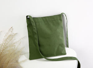 กระเป๋าผ้าแคนวาสแบบสะพายไหล่ ปรับแต่งได้ เป็นมิตรกับสิ่งแวดล้อม เหมาะสำหรับการช้อปปิ้ง ปั่นจักรยาน ใช้ในชีวิตประจำวัน  กระเป๋าส่งเสริมการขายแบบรีไซเคิลได้จำนวนมาก - Product Image 5