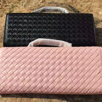 Nouvel Arrivage Sac de Soirée Long Tressé Fait Main pour Femme, Sac à Main Tissé Tendance, Sac Bandoulière Mode, Pochette