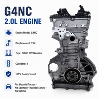 Bloc moteur G4NC 2.0L neuf, testé à 100 %, DHP, directement de l'usine, essence, DOHC 16V, pour Hyundai Kia