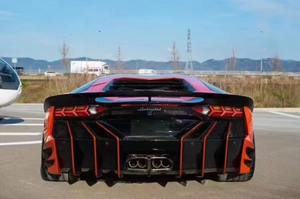Kit carrosserie <span class=keywords><strong>SVR</strong></span> Style facile à installer, pare-chocs avant et arrière, jupes latérales, directement de l'usine pour Lamborghini <span class=keywords><strong>Aventador</strong></span> LP700 - Product Image 6