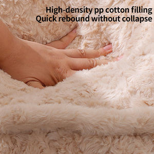 Fabricante LZZ, piel de conejo esponjosa, lavable, extraíble, gruesa, cama para perros, cojín con almohada de hueso - Product Image 5