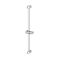 Ensemble de barres coulissantes de douche à effet pluie en acier inoxydable chromé accessoire de douche pour robinets de salle de bain et pommeaux de douche
