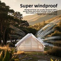 Carpa Inflable Automática Zentopia para 3-4 Personas, Impermeable, Doble Capa, Montaje Instantáneo, Tipo Villa, para Familias, Aire Libre