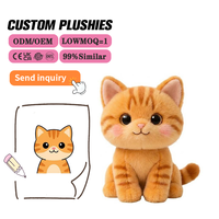 Peluche personnalisée OEM ODM à faible MOQ, brodée, super douce, certifiée CE, design personnalisé, jouet en peluche en boîte mystère