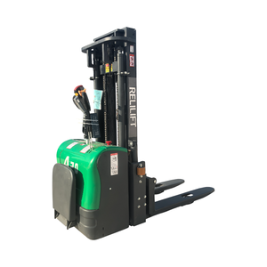 खड़े इलेक्ट्रिक लिफ्टिंग समायोज्य फोर्क उच्च लिफ्ट 3 मीटर तीन-चरण मास्ट संकीर्ण गलियारे छोटे मोड़ त्रिज्या 2 टन लिथियम-आयन बैटरी - Product Image 4