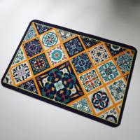 Tapis de bain en boue de diatomée à séchage rapide, super absorbant, antidérapant, pliable, pour salle de bain, douche, maison et cuisine