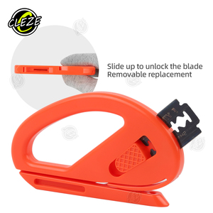 CLEZE outil d'emballage de voiture fenêtre teinte coupe-papier vinyle Wrap sécurité Film outils de coupe - Product Image 5