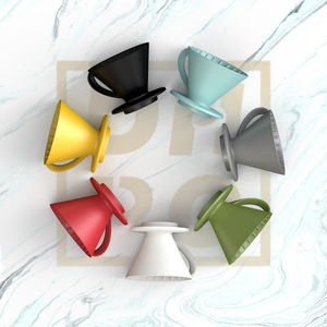 DHPO Venta caliente 600ml Gotero de café de cerámica de alto fuego reutilizable Mango de cerámica cómodo Producto caliente Filtros de café - Product Image 6