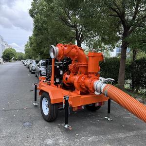 Pompes centrifuges auto-amorçantes de 6 à 8 pouces, alimentées par moteur diesel, pour eaux usées, lavage de voitures, agriculture, mines, <span class=keywords><strong>pompe</strong></span> à incendie à grand débit - Product Image 3