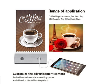 <span class=keywords><strong>Gadgets</strong></span> 2025 Technologies Menu Holder Power Bank10000/130000mAh Restaurante Mesa Cargador de teléfono móvil - Product Image 4