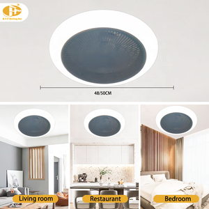 Low Noise Enclosed Ceiling Fan Equipped With Dimmable LED Lighting Remote Controlled Household <strong>Ventilation</strong> <strong>Lamp</strong> for Bedroom - Product Image 3