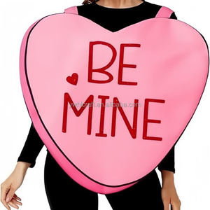 Costume HLC Saint-Valentin Thème « Be Mine » avec Motif Cœur, Tenue d'Halloween, Fiançailles, Fournitures pour Fêtes de Fin d'Année - Product Image 1
