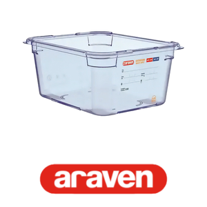 Bac alimentaire ABS GN 1/2 32,5 × 26,5 × 15 h cm, 9 L, sans couvercle, -40/+80 ° C Araven - Product Image 4