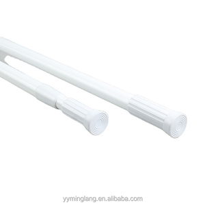 Tige télescopique en fer à ressort réglable de 22 diamètres Style moderne pour <span class=keywords><strong>rideau</strong></span> de bain et de blanchisserie Poteau pour <span class=keywords><strong>rideau</strong></span> de <span class=keywords><strong>douche</strong></span> - Product Image 1