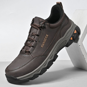 Chaussures de randonnée confortables pour hommes, légères, respirantes, avec empeigne en mesh, semelle intérieure en PU souple, semelle intermédiaire en caoutchouc massante et résistante à l'usure - Product Image 1