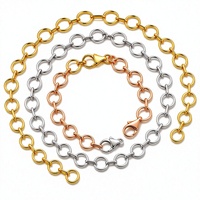 Collier Pendentif Cercle Ouvert Argenté Personnalisé, Chaîne Minimaliste, Bijou pour Femme, Cadeau, Fête