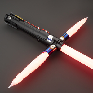 Sabre laser Nexussabers <span class=keywords><strong>Kylo</strong></span> <span class=keywords><strong>Ren</strong></span> avec poignée métallique, mouvement fluide, changement de couleur infini et détection de gravité, épée croisée pour le divertissement et le sport - Product Image 2
