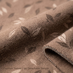 Tissu double brossé 300 GSM 90 % polyester 10 % élasthanne, impression par sublimation personnalisée, respirant, pour vêtements de détente et pyjamas, toucher doux - Product Image 5