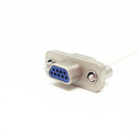 Connecteur rectangulaire miniaturisé de haute qualité ELT J30J-9TJSL-700 à 9 broches avec câble de 700 mm, plaqué or/nickel, D-Sub Micro-D