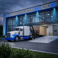 Transitaire maritime abordable FCL/LCL, agent d'expédition DDP, dédouanement logistique, transport de marchandises surdimensionnées