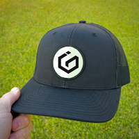 Topi Trucker 6 Panel Berkualitas Tinggi Custom OEM, Logo Patch Kulit, Jaring Berstruktur, Profil Sedang, Bernapas, Karakteristik