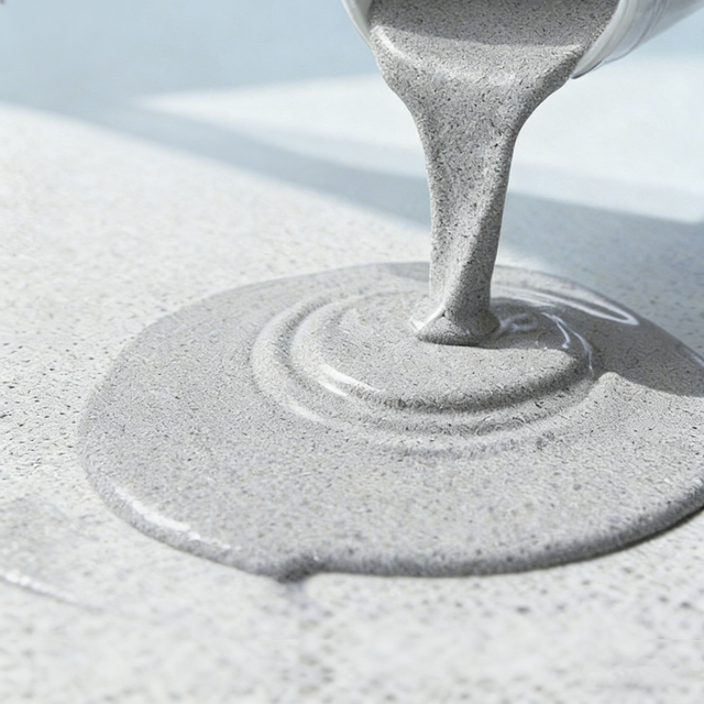 Self-Leveling Eco-Friendly Epoxy Colored Sand Liquid Paint High Gloss for Floor Anti-Slip Wear-Resistant for Packing Lot Coating