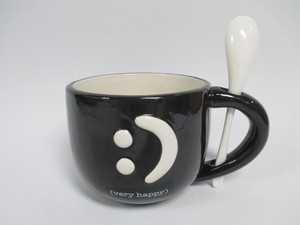 Taza de <span class=keywords><strong>Café</strong></span> y Té de Cerámica Hecha a Mano de 25 oz con Asa, Diseño de Dibujos Animados Personalizado, para Fiestas, con Caja de Regalo, Portátil - Product Image 3