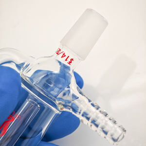 Nouvel ébulateur à huile en verre borosilicate à paroi épaisse pour laboratoire de <span class=keywords><strong>chimie</strong></span> CS Labglass avec raccords de tuyauterie - Product Image 4