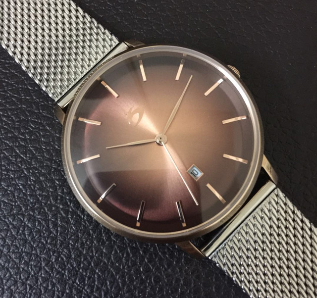 in stock case and band customized logo service fashion slim stainless steel quartz watch for men low price and fast delivery