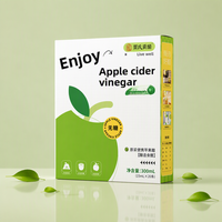 Boisson Premium au Vinaigre de Cidre de Pomme Sain, Fermentation Naturelle de Pomme, Goût Acidulé Rafraîchissant pour les Soins Quotidiens du Corps