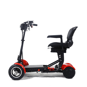 4 Wheel Adult Four-wheel Electric Scooter Lithium Battery Foldable Design 250W Motor 150kg Load Capacity <b>Remote</b> <b>Control</b> Dual - Product Image 1