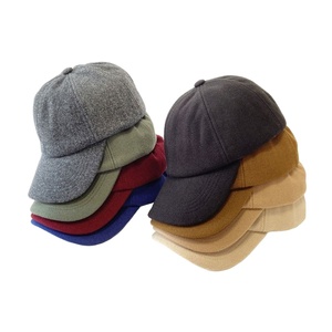 Casquettes de sport douces et confortables pour l'automne et l'hiver, logo personnalisé, casquette de baseball tendance, casquette de baseball en laine pour se tenir au chaud - Product Image 1