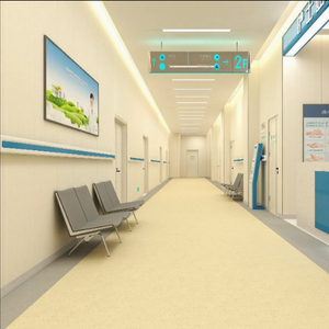 2mm/3mm Homogeneous <strong>PVC</strong> Vinyl Roll <strong>Flooring</strong> Anti-Slip Vinyl Floor for Hospital School Gym Office &amp; Kindergarten - Product Image 4