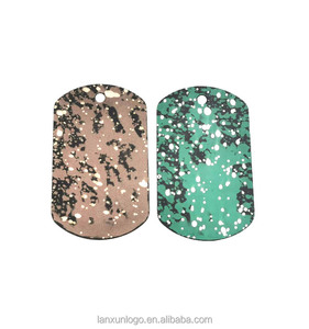 Targhetta Identificativa Personalizzata in Lega di Alluminio Anodizzato, Stile Camouflage Antico Moderno, <span class=keywords><strong>per</strong></span> <span class=keywords><strong>Cani</strong></span>, Feste di Compleanno, con Nome Inciso - Product Image 5