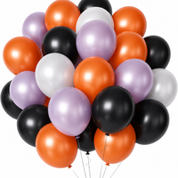 Ballons gonflables en latex ronds de 12 pouces, blancs nacrés métallisés, thème Joyeux Anniversaire, pour décorations de fête