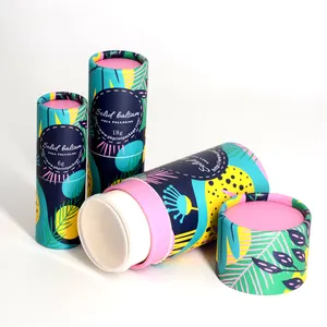 Factory-direct Wholesale 50g Empty Deodorant Stick Containers Twist-Up Paper Tube for Natural Organic Deodorant Tube Cosmetics