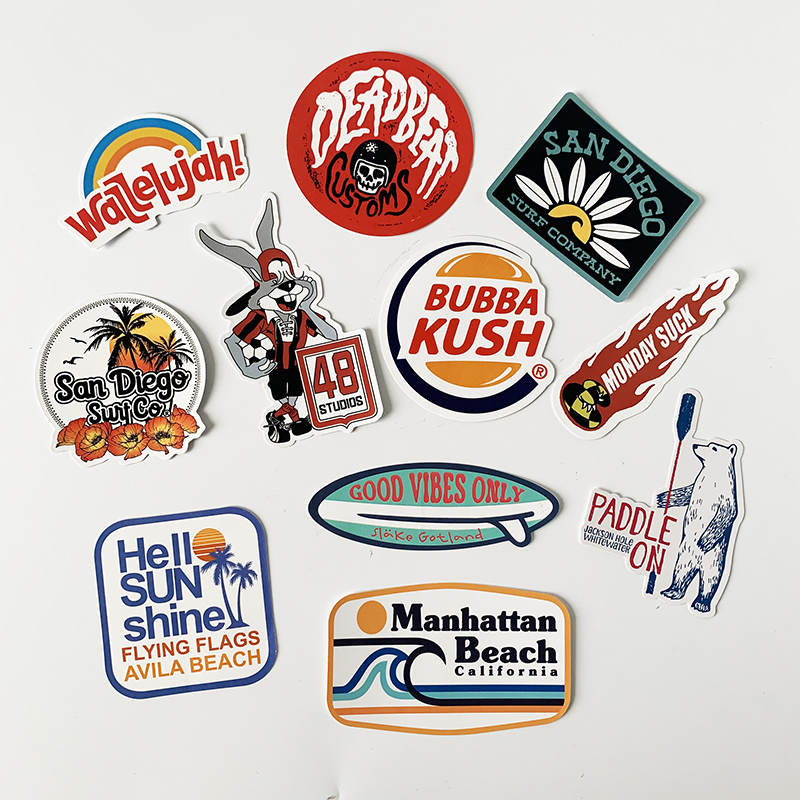 Custom Die Cut Weather Resistant Water