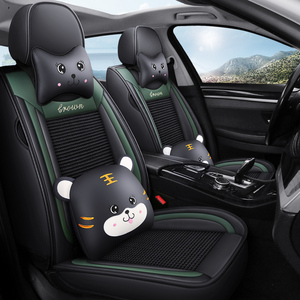 Universal Car Seat Cover for Luxury Cars Leather and <b>Silky</b> Cooler Seat Covers Interior Accessories - Product Image 2