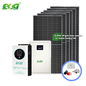 Kit complet photovoltaïque pour la maison 5kW 10kW 15kW Système de panneaux solaires pour la maison hors réseau - Product Image 1