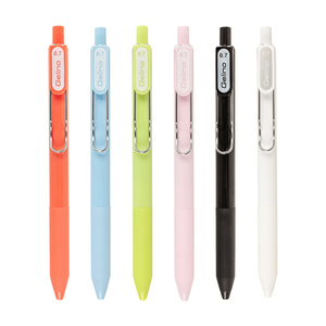 AIHAO vendita calda plastica 6 colori scuola uso durevole metallo nastro Clip creativo sublimazione retrattile Gelns penne a inchiostro - Product Image 1