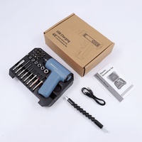 Jeu de tournevis de précision électrique 4 V 0,15 Nm avec charge USB et étui de rangement pour la réparation de lunettes, montres, appareils photo et petits appareils