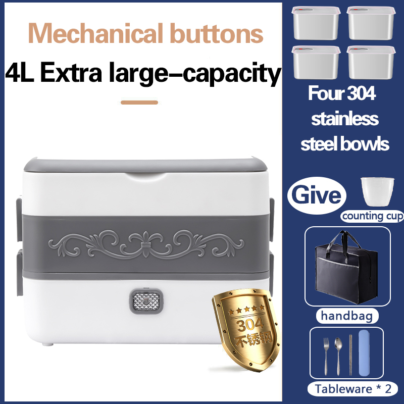 Button style double-layer+handbag+tableware
