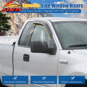 Pour Ford F-150 F150 Cabine Standard 04-08, 2 visières de fenêtre en acrylique, protection latérale des portières de voiture - Product Image 3